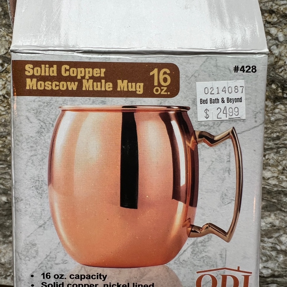 Moscow Mule Copper Mugs - set of 2